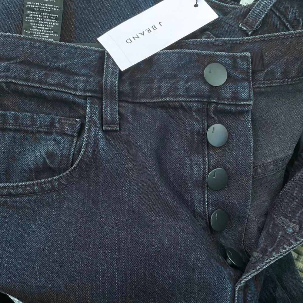 J Brand Heather Hight Rise Button Fly Jeans - Picture 4 of 5